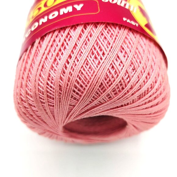 Vintage Blush Pink South Maid Crochet Thread 550 Yds Mercerized Cotton USA - Picture 6 of 7